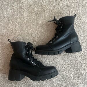 Vintage leather boots